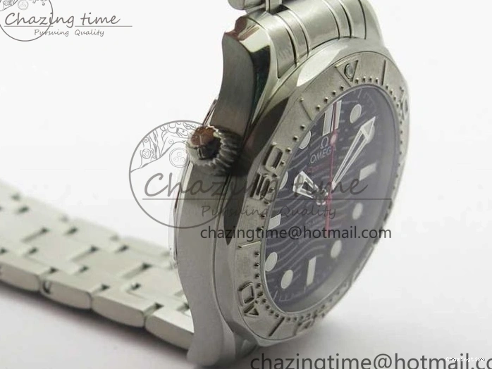 1227 Snug Seamaster Diver 300M Nekton VSF 1:1 Best Edition Black Dial on SS Bracelet A 7888